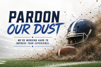 Pardon our dust