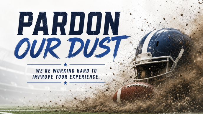 Pardon our dust